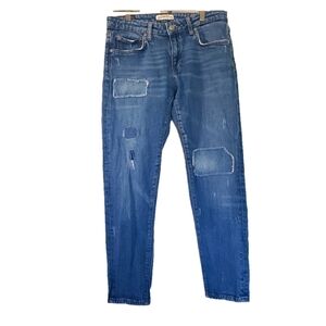 Zara Patched Jeans Size 4